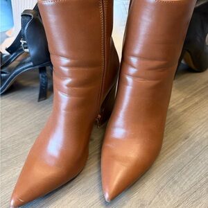 Brown Leather Women's Boots